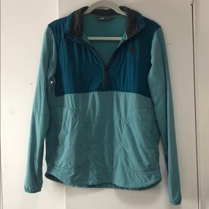 The north face mountain sweatshirt quarter up